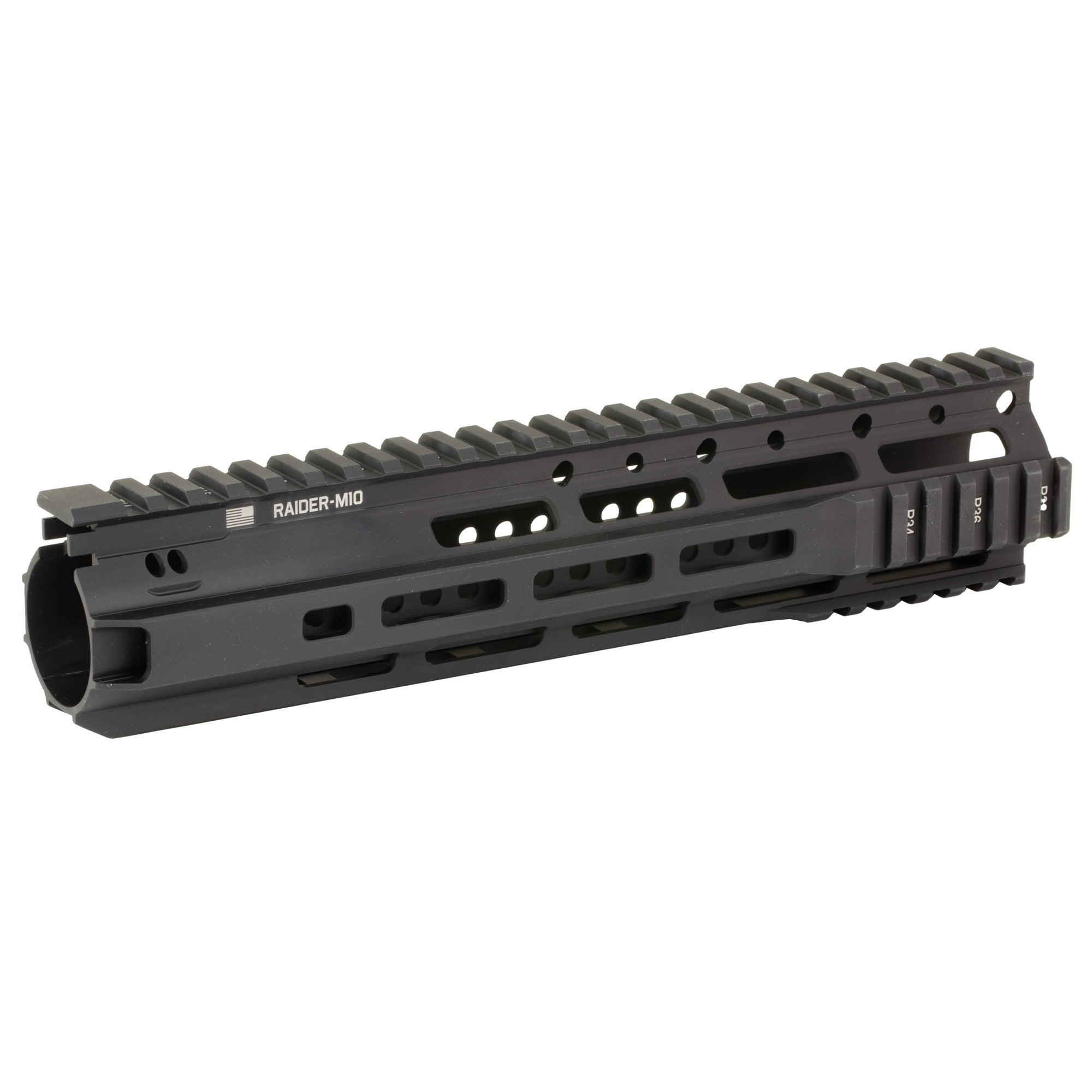 Bravo Company RAIDER-M M-LOK Rail, Fits AR Rifles, 10" Long, Black