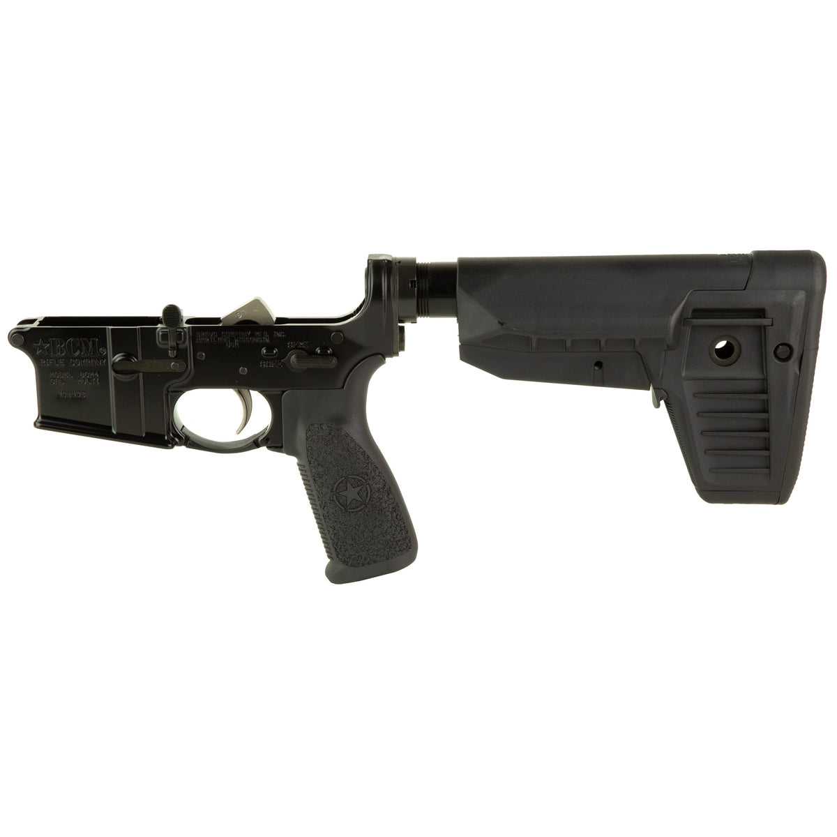 Bravo Company Complete Lower Receiver, AR-15, Multi Caliber, Anodized Finish, Black