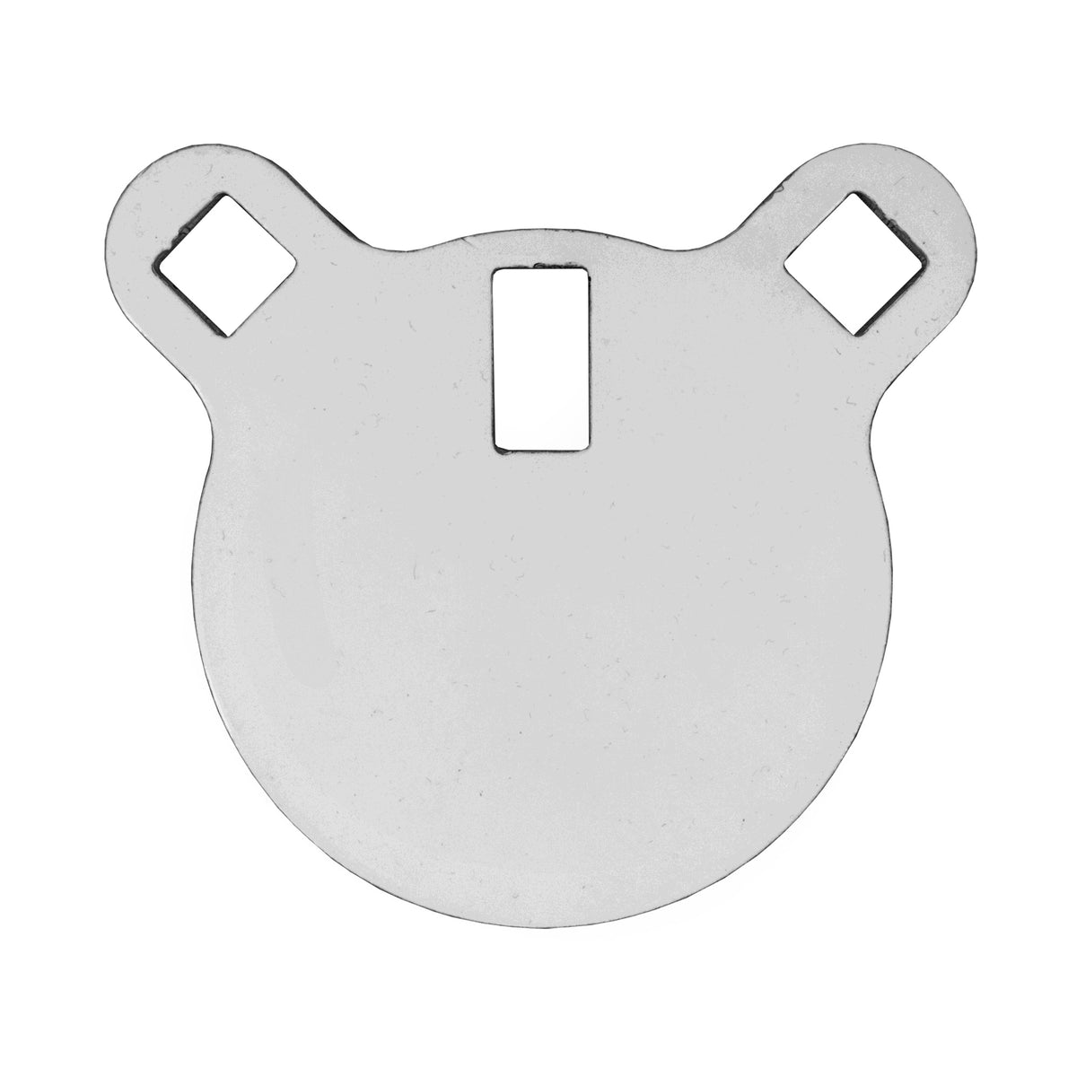 Birchwood Casey AR500 Gong, 4" Round Target, 3/8", White