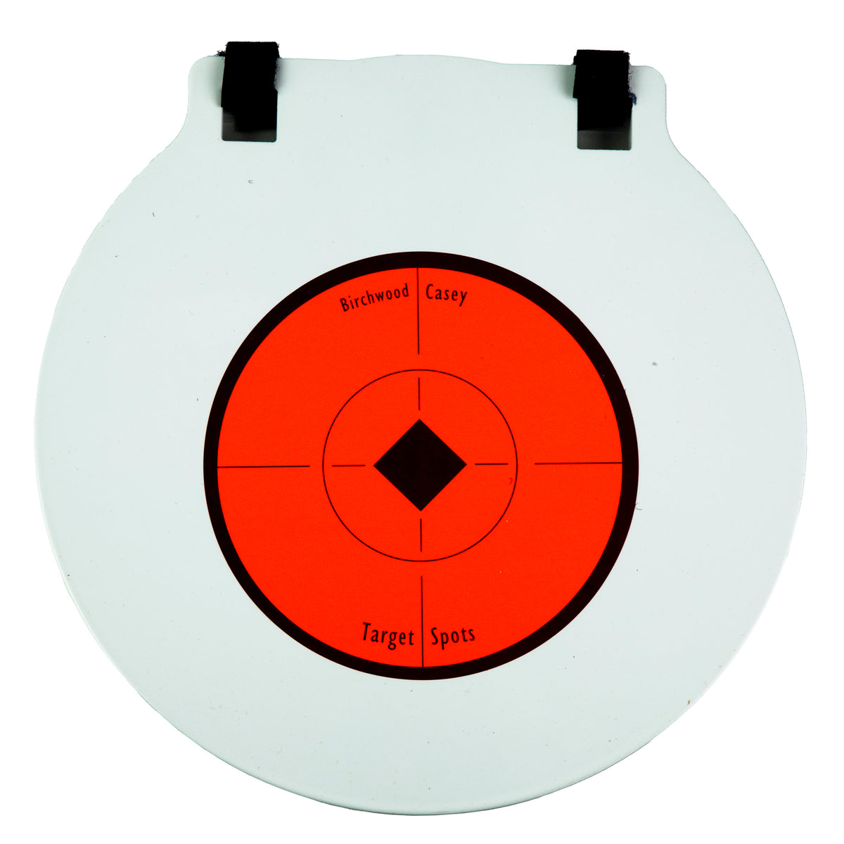 Birchwood Casey AR500 Gong, 8" Round Target, 3/8", White