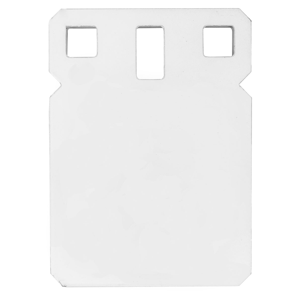 Birchwood Casey AR500 Gong, 4" Square Target, 3/8", White