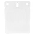 Birchwood Casey AR500 Gong, 6" Square Target, 3/8", White