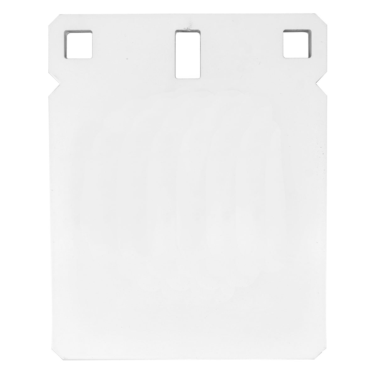 Birchwood Casey AR500 Gong, 6" Square Target, 3/8", White
