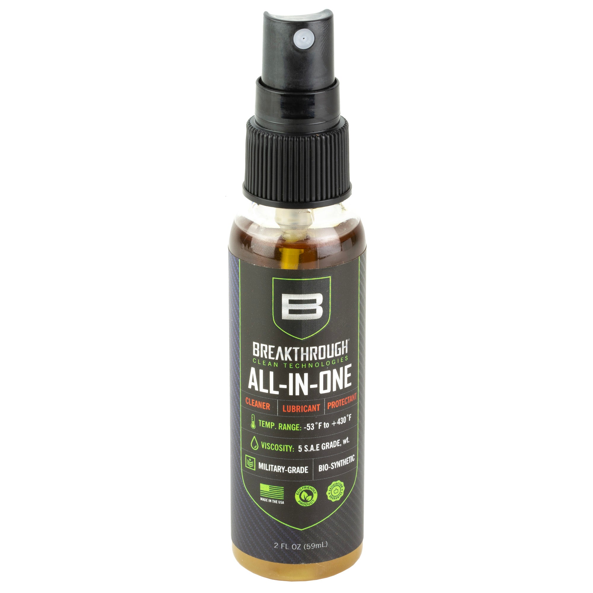 Breakthrough Clean Technologies All-in-One Cleaners, Solvent, 2oz Pump Spray