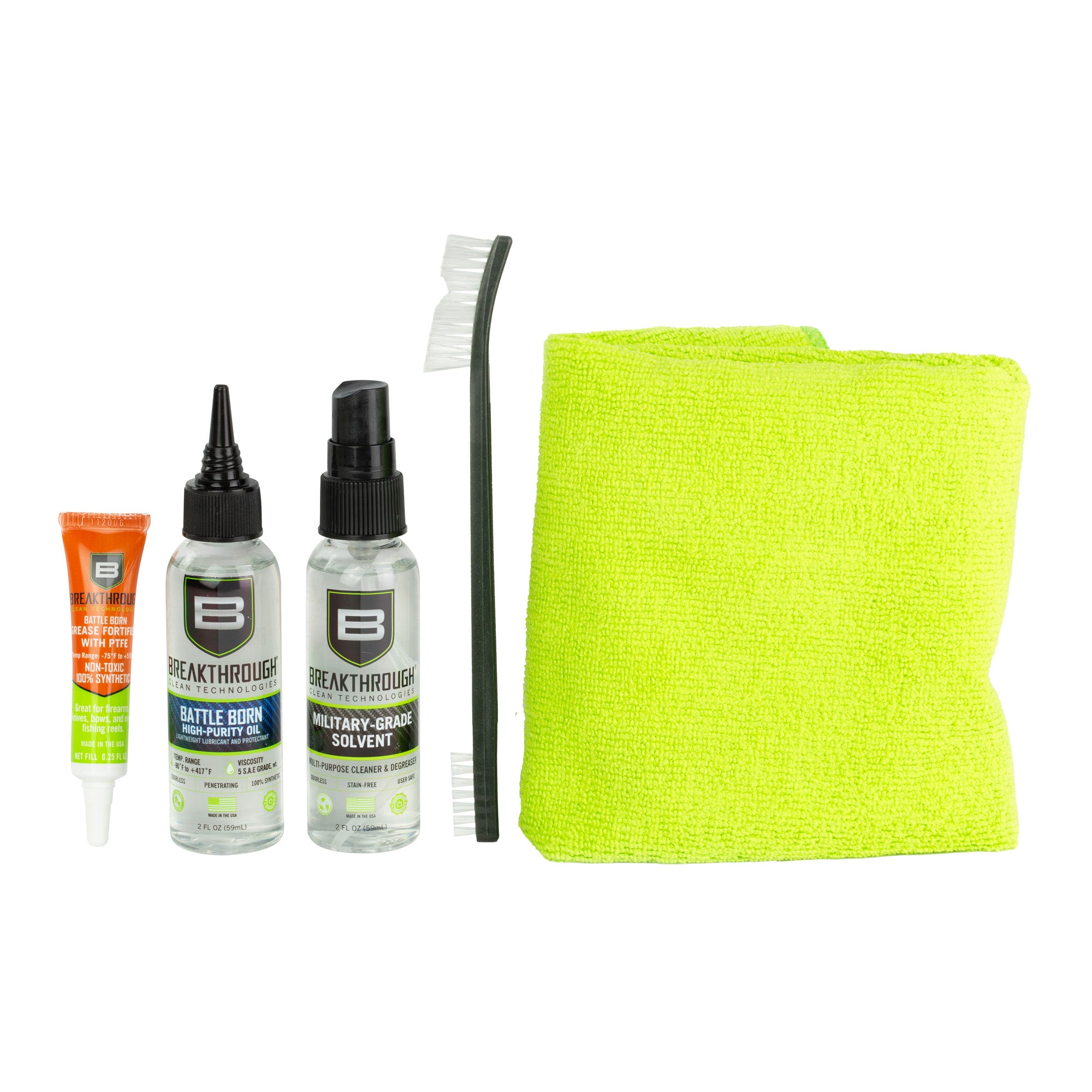 Breakthrough Clean Technologies Essentials Kit, Military-Grade Solvent & High Purity Oil