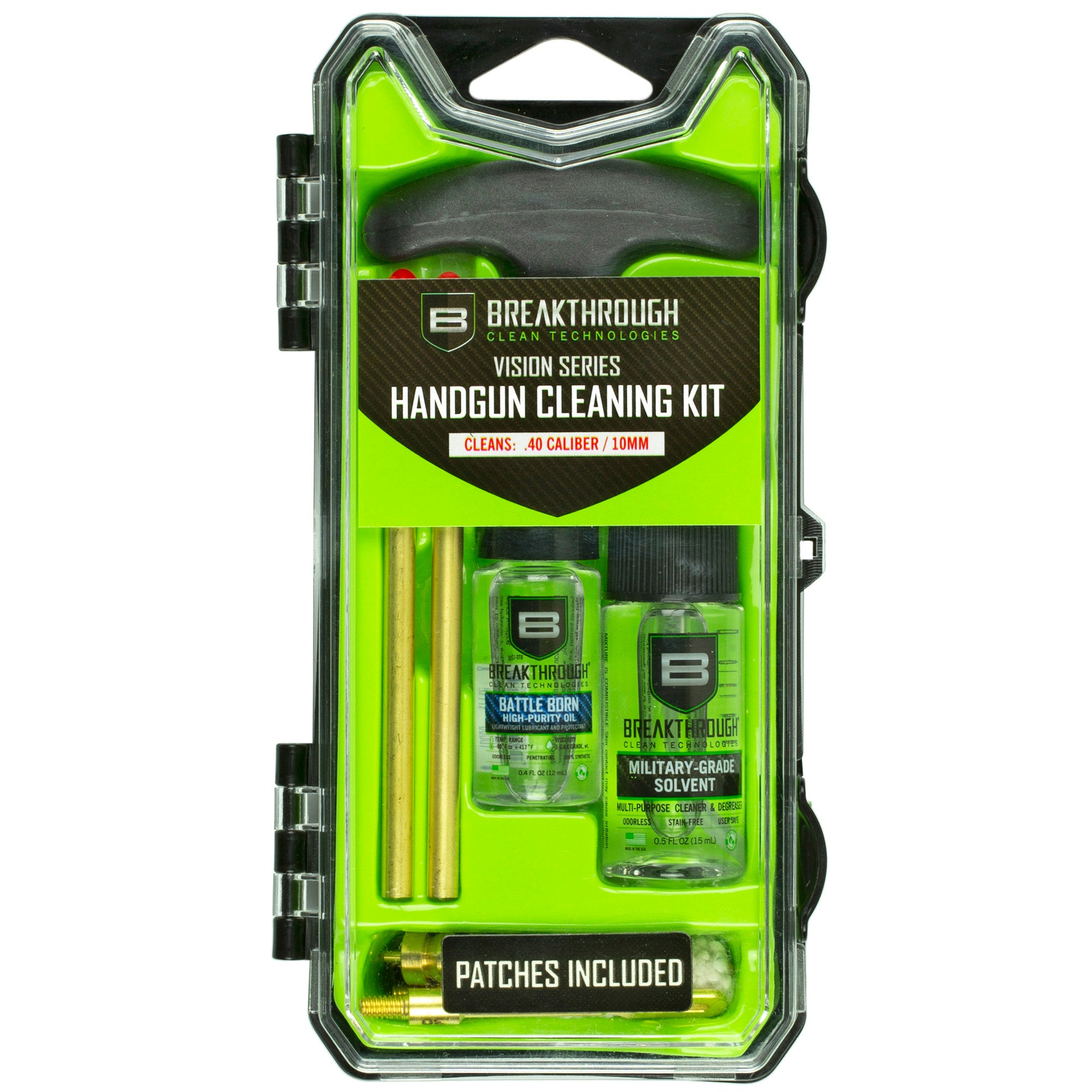 Breakthrough Clean Technologies Vision Series, Cleaning Kit, For 40 Cal/10MM