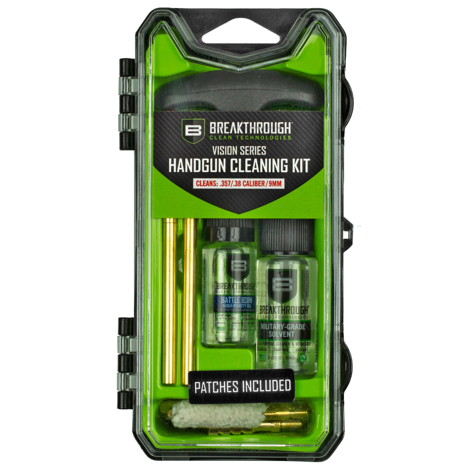 Breakthrough Clean Technologies Vision Series, Cleaning Kit, For 357/38/9MM