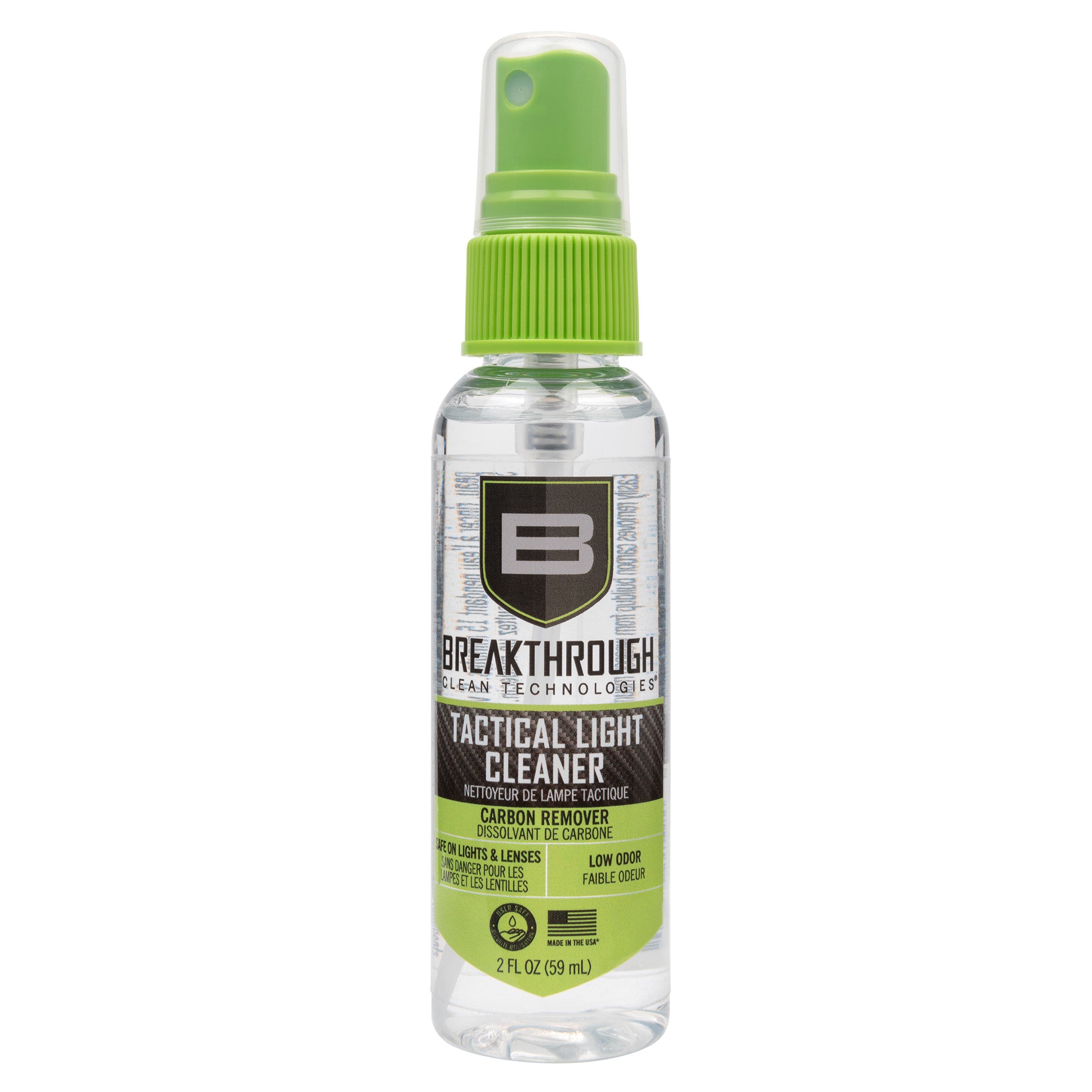 Breakthrough Clean Technologies Tactical Light Cleaner, Solvent, 2oz Spray Bottle
