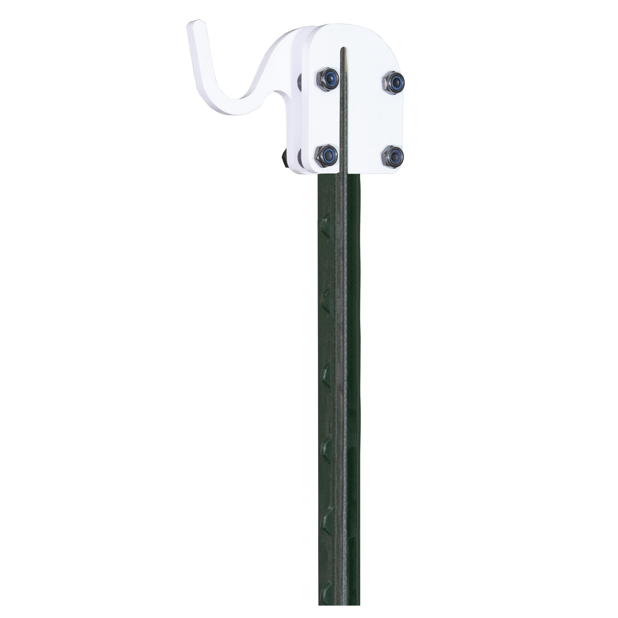 Birchwood Casey T-Post Target Hook, Steel Target Hanger, White