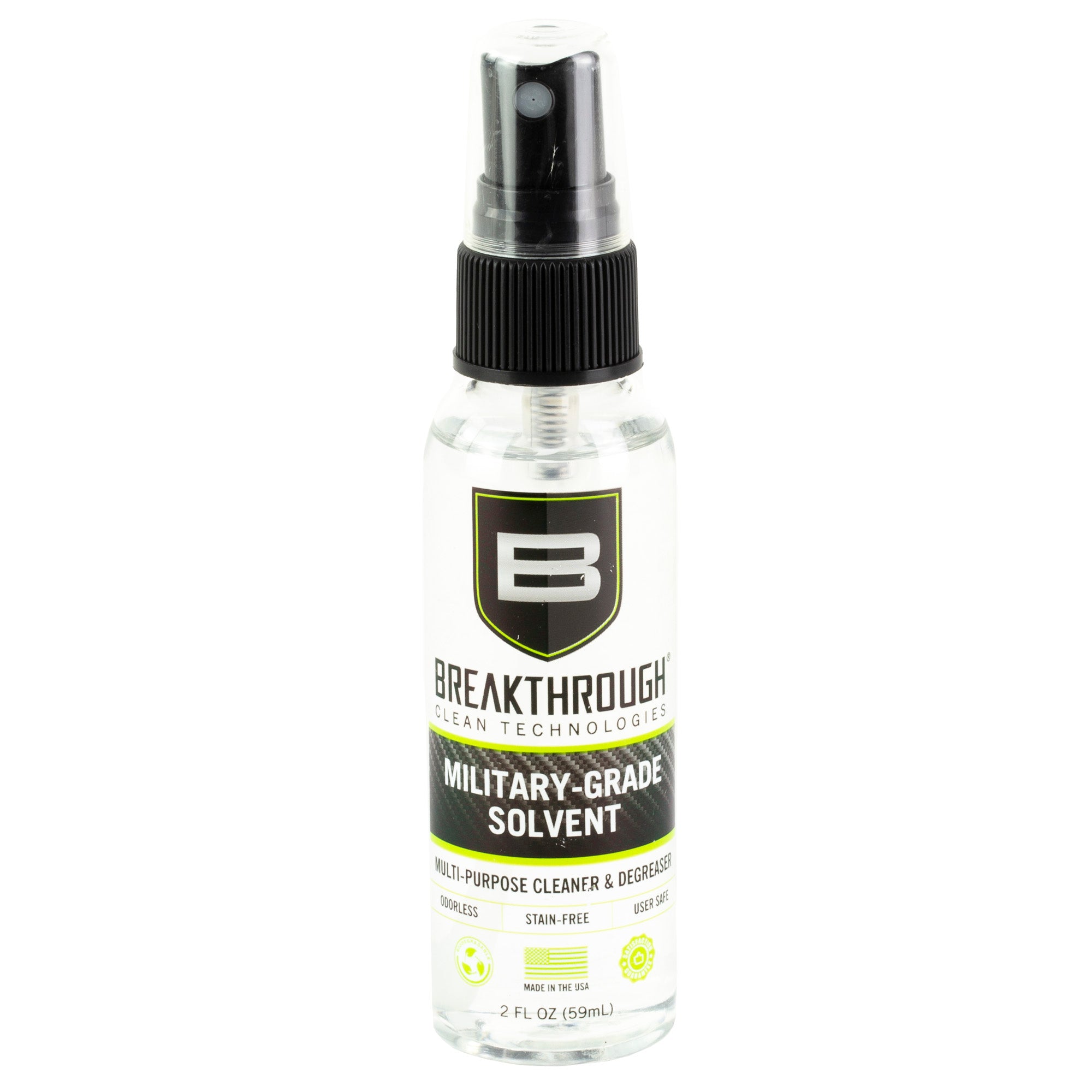 Breakthrough Clean Technologies Military-Grade, Solvent, 2oz Pump Spray