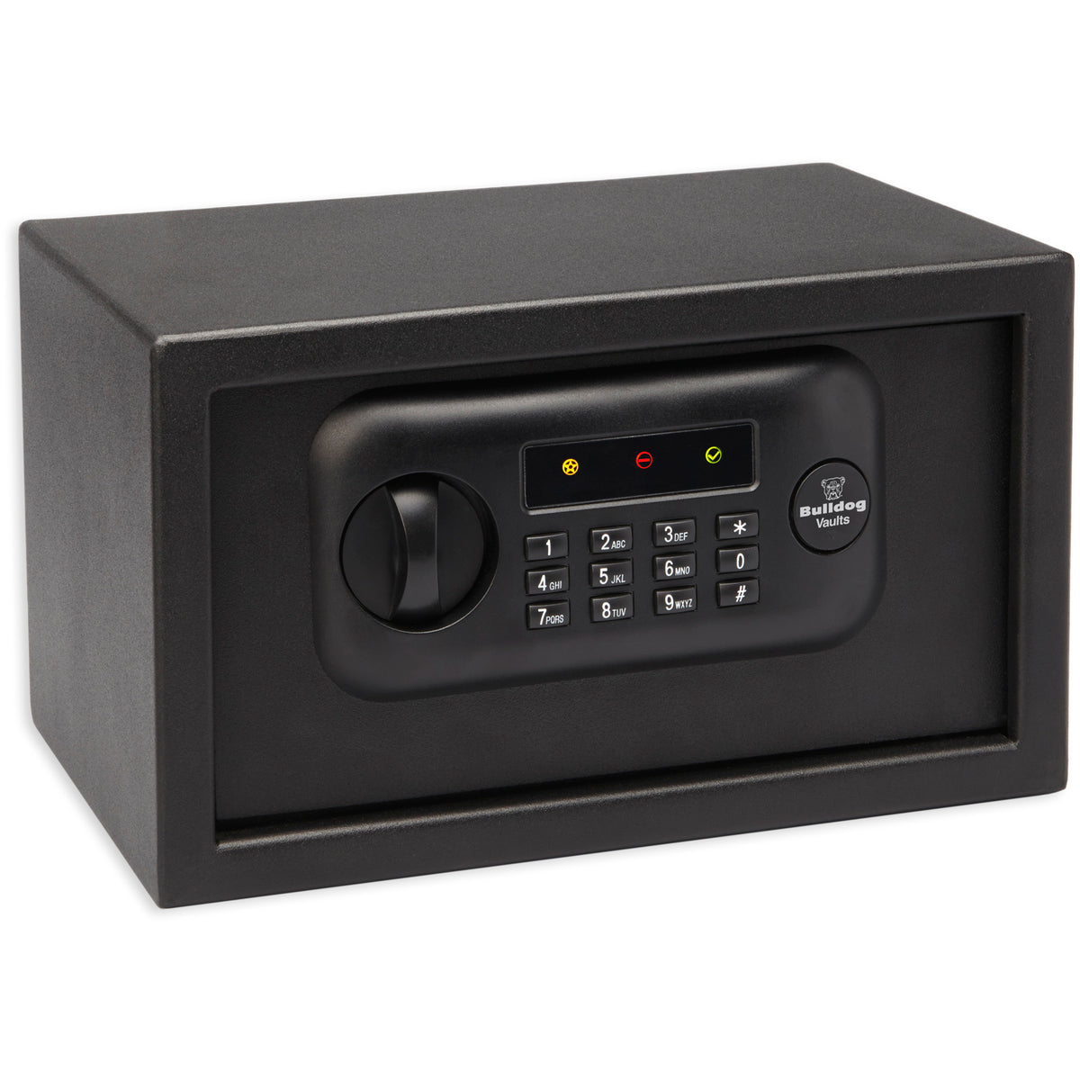 Bulldog Cases Pistol Vault, 12"X8"X7", Digital Lock, Black, Batteries Not Included