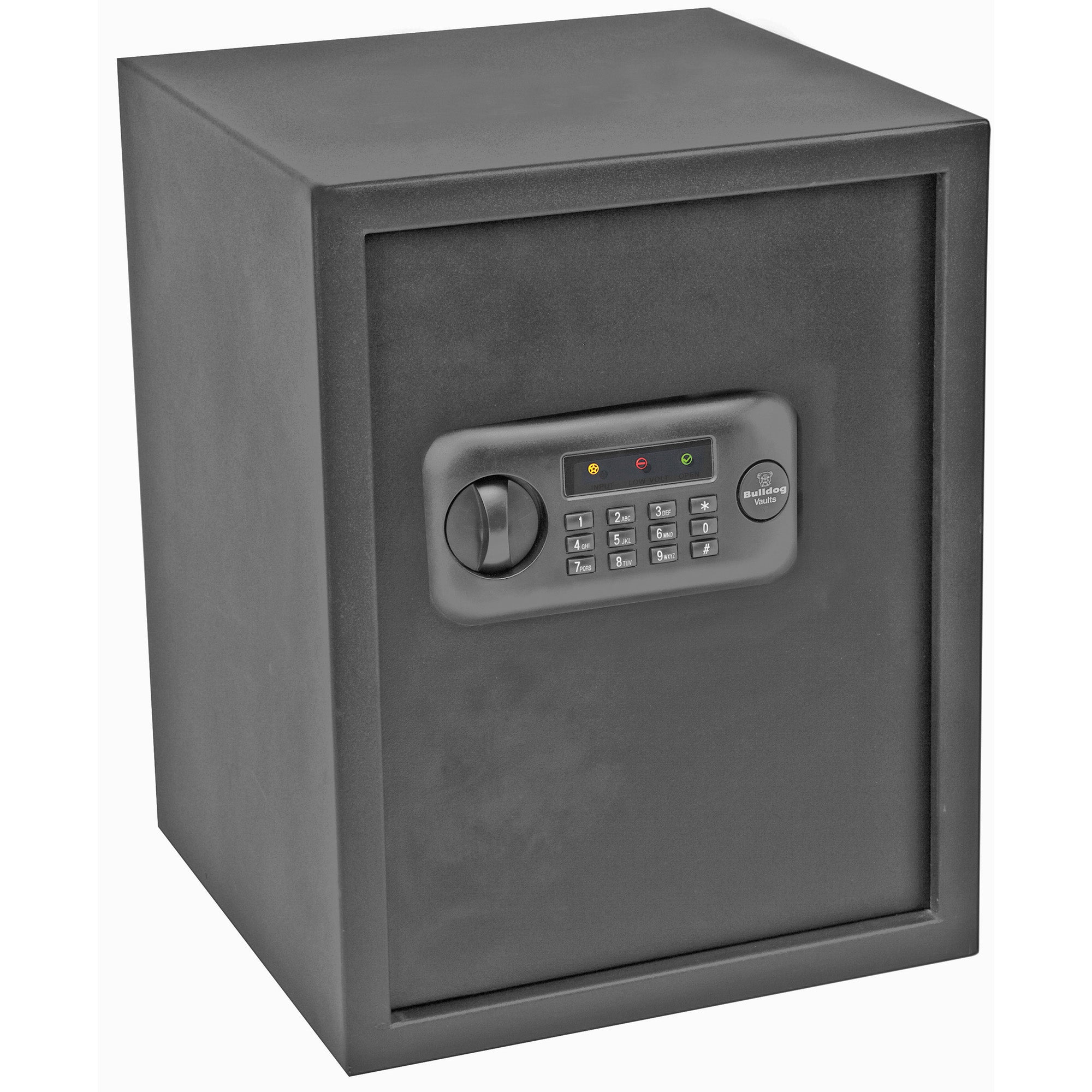 Bulldog Cases Digital Pistol Vault, 13.5"x13.5"x17.5", Black