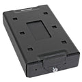 Bulldog Cases Car Safe, 8.2"x6"x2.2", Keyed Lock, Black