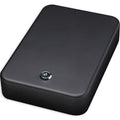 Bulldog Cases Personal Safe, 9.5" x 6.5" x 2", Black Finish, w/Key Lock and Security Cable