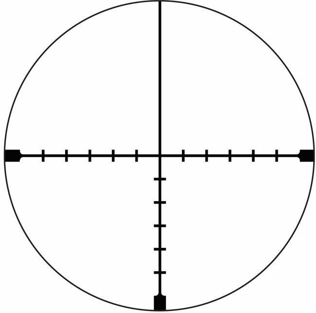 Ascent 1-6x24 Riflescope BDC Target Holds 30mm Tube Matte Black