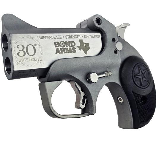 Bond Arms LE 30th Anniversary 45/410 3 Barrel w/ Small Rubber Grips