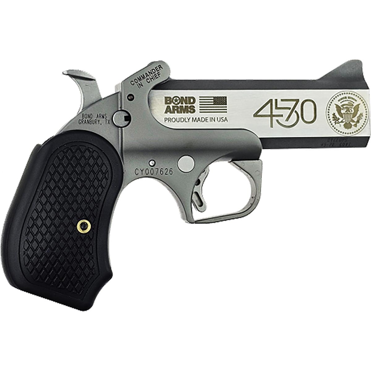 Bond Arms BIG BORE Trump 45-47 'Commander and Chief' 45-70 4.25 Brl