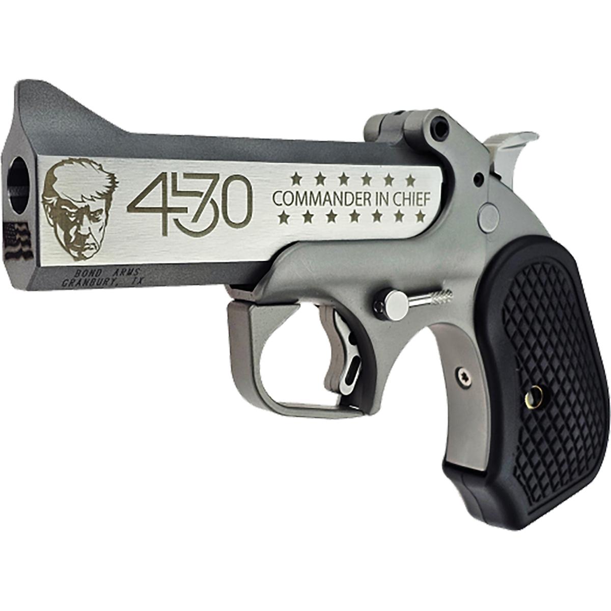 Bond Arms BIG BORE Trump 45-47 'Commander and Chief' 45-70 4.25 Brl