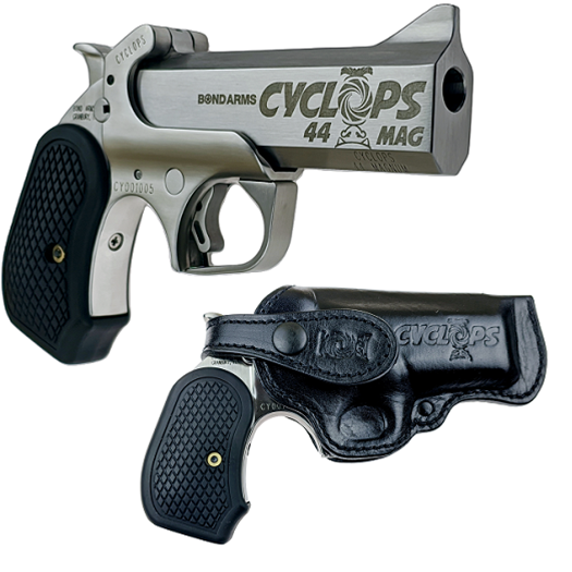 Bond Arms Cyclops 44Mag Rough Series 4.25 barrel PACKAGE