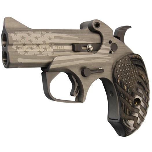 Bond Arms Old Glory 45LC/410 3.5in SS frame/ Flag cera/ Gry lam grips