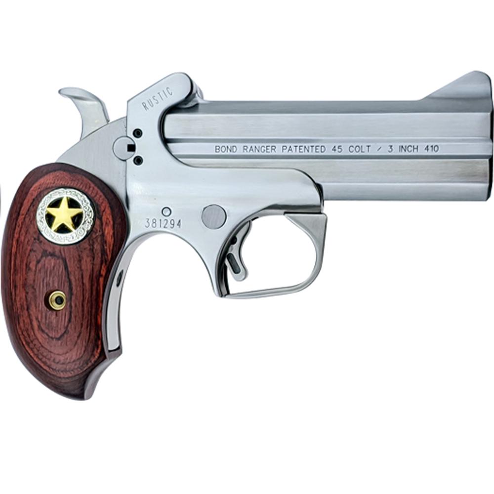 Bond Arms Rustic Ranger 45LC/.410 4.25 Bbl Rosewood Ext Grip