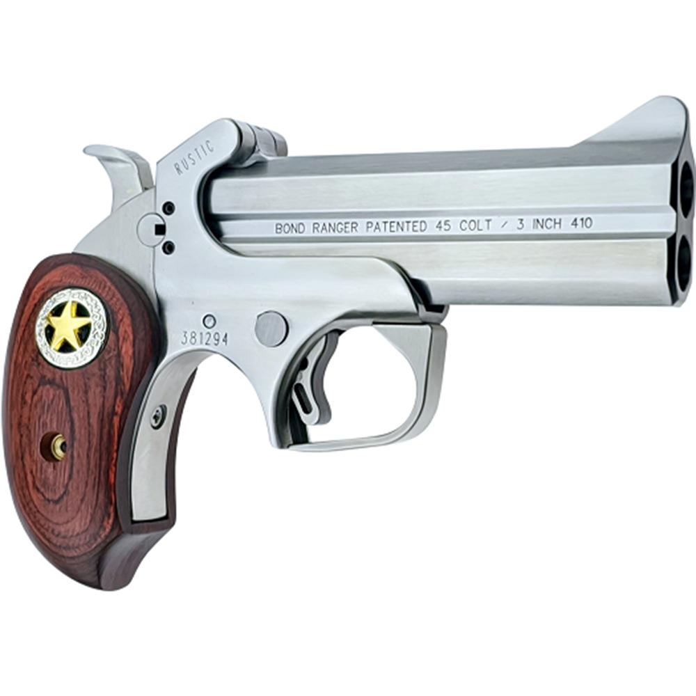 Bond Arms Rustic Ranger 45LC/.410 4.25 Bbl Rosewood Ext Grip