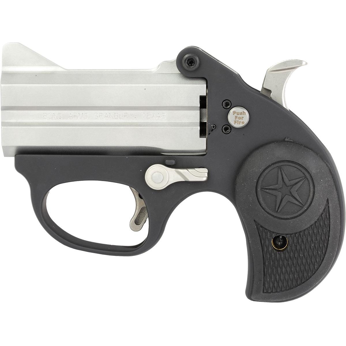Bond Arms Stinger Lite Alum Frame .380 2.5in Blk  Gry brl blk plastic grips