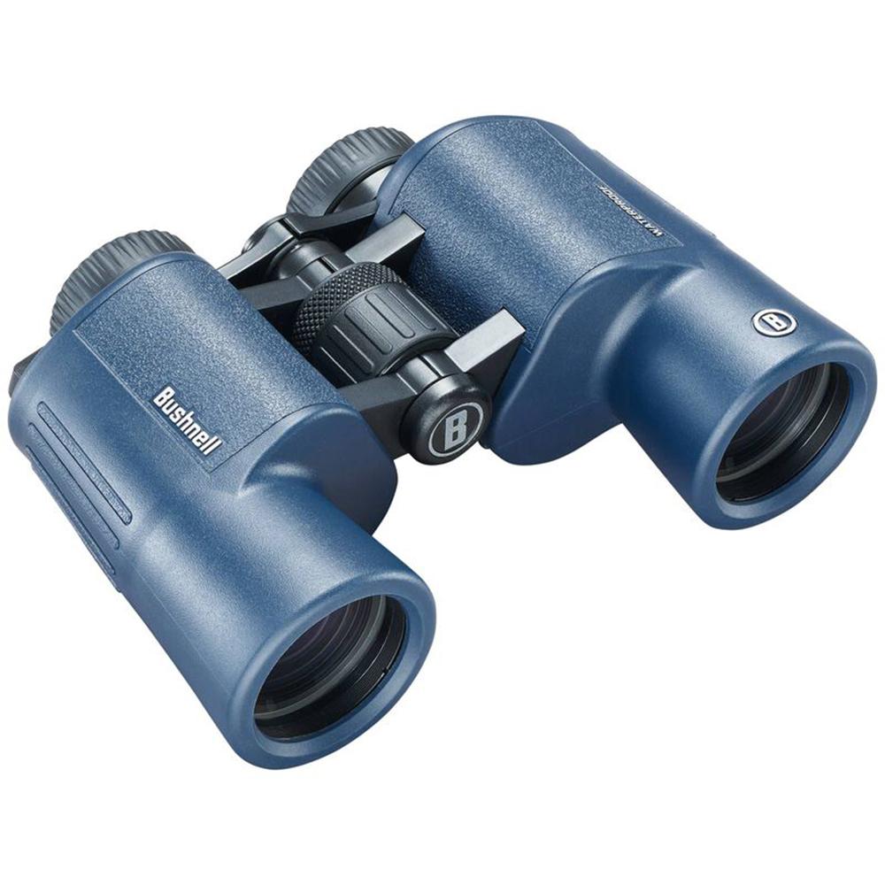 BUSHNELL 10x42mm Dark Blue Porro WP/FP, Twist Up Eyecups 6L