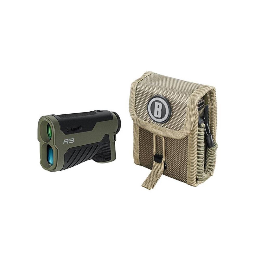 BUSHNELL 6x25 R3 Rangefinder, Ranger Green, 1200 5L