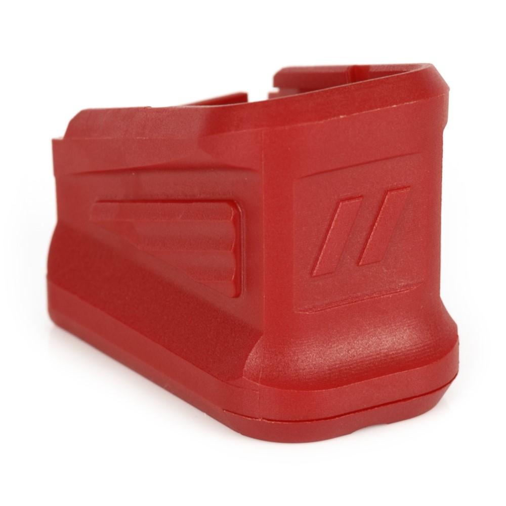ZEV Polymer +5 Basepad for Glock 17 Magazine, Red