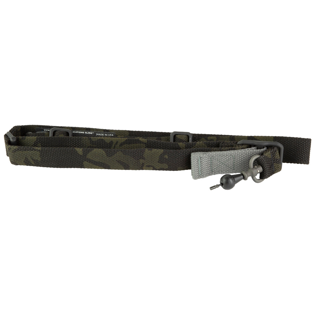 Blue Force Gear Vickers 221 Sling, 2-To-1 Point Sling, Multicam Black, RED Swivel