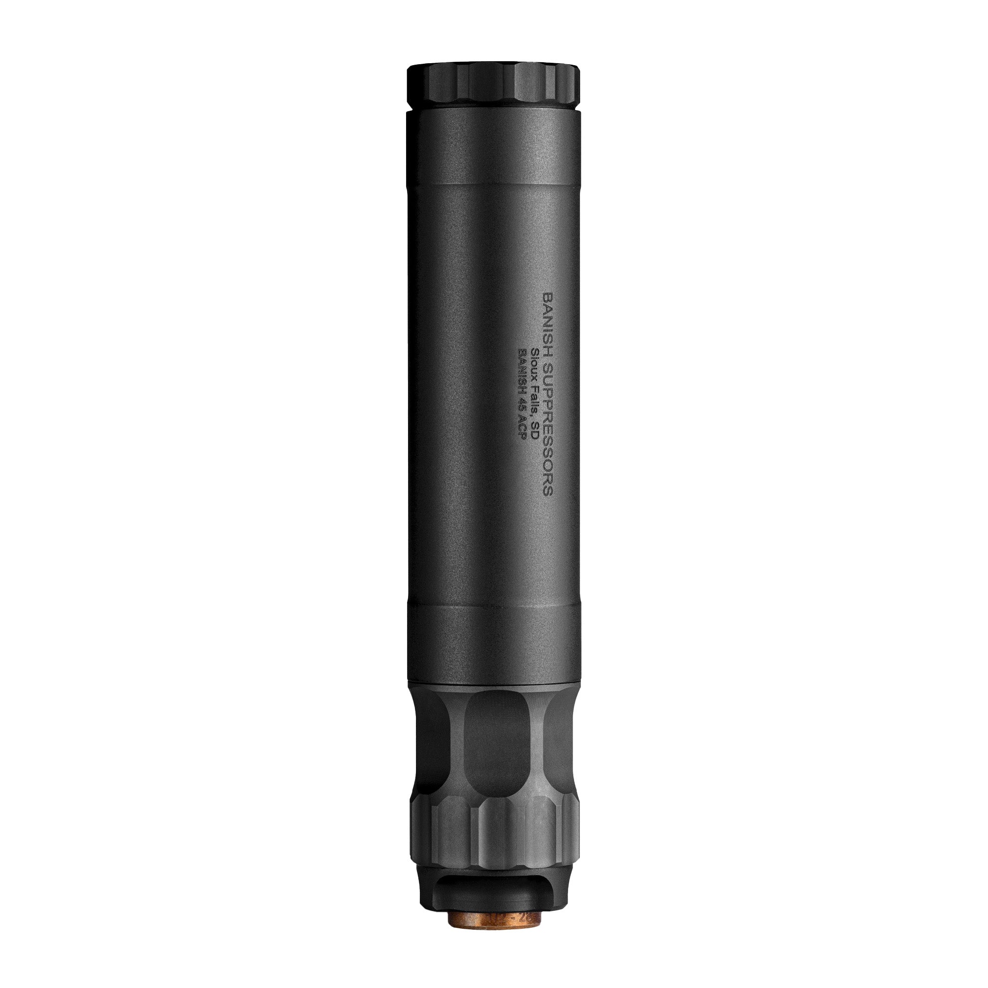 BANISH Banish 45, Suppressor, .45 Cal, 8.6" Long Configuration, 6.7" Short Configuration