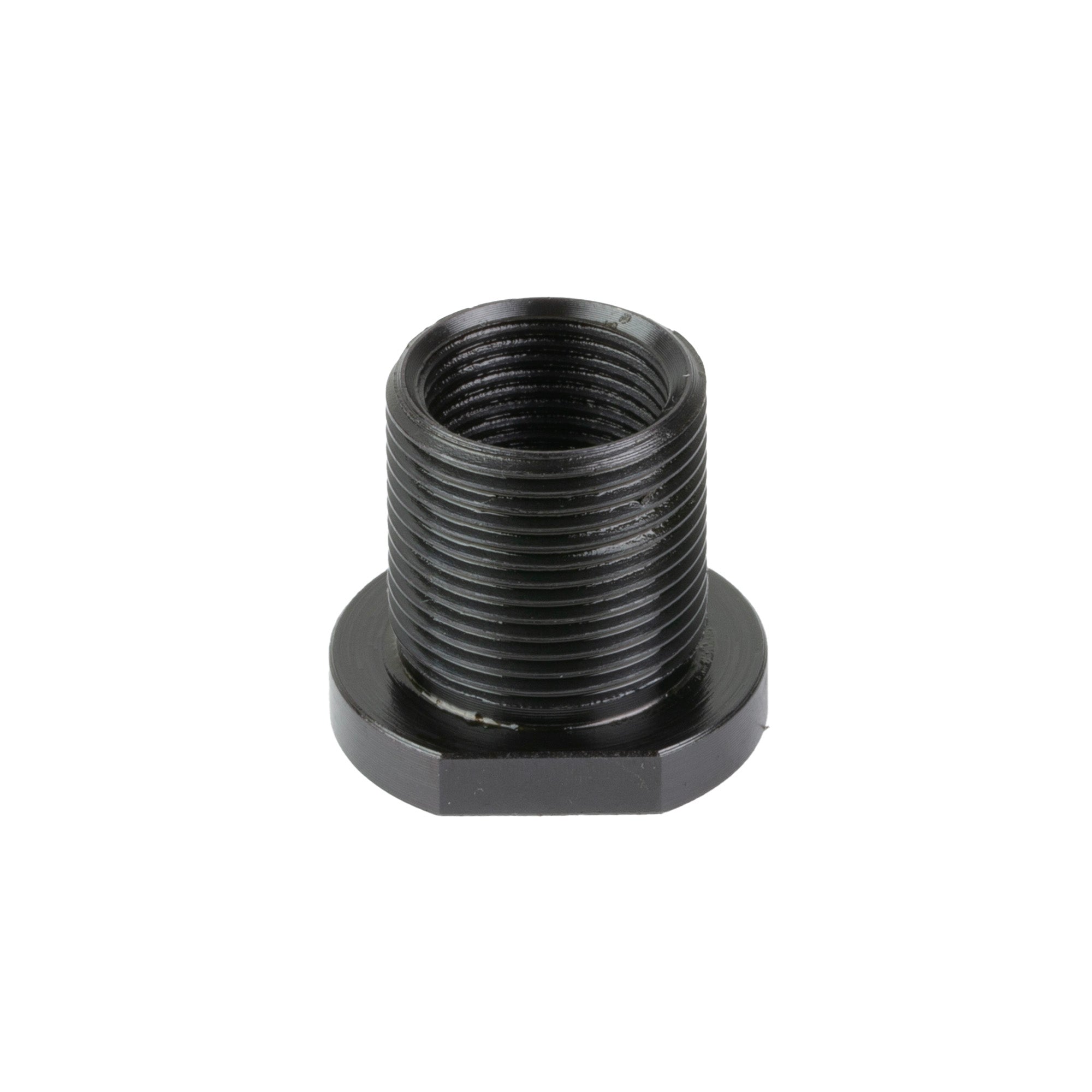 BANISH Thread Adapter, 1/2X28 to 5/8X24, Oxide Finish, Black