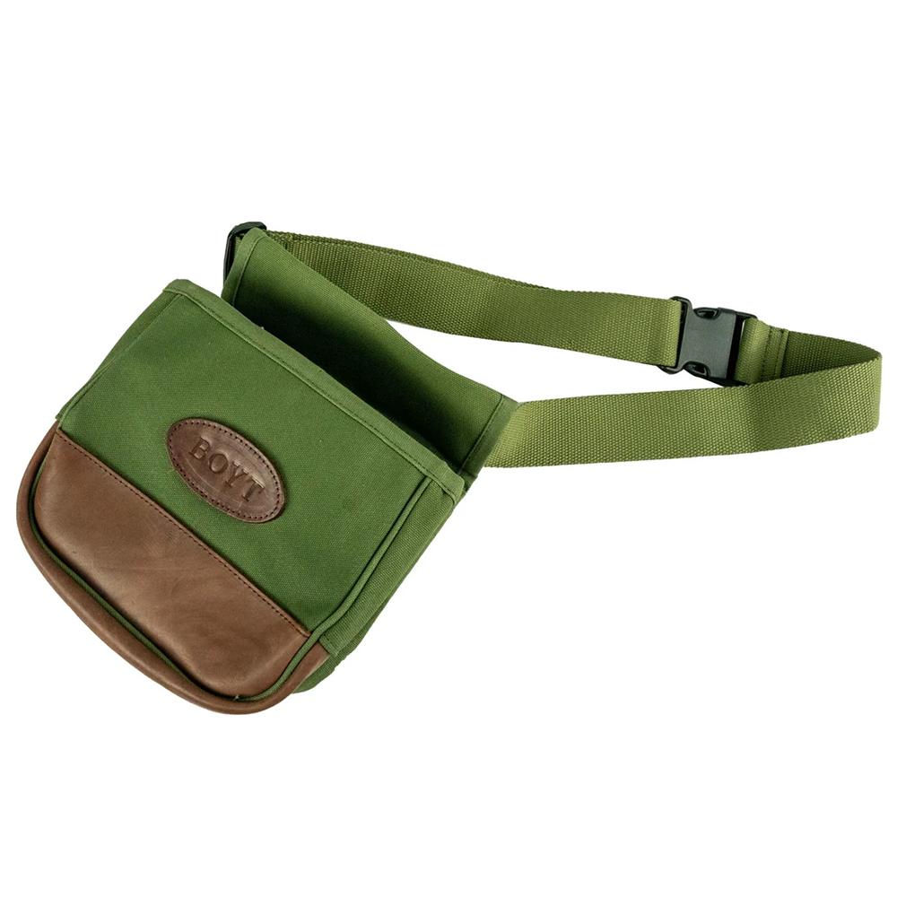 Boyt Signature SC50 Canvas and Leather Shotgun Shell Pouch Olive Drab