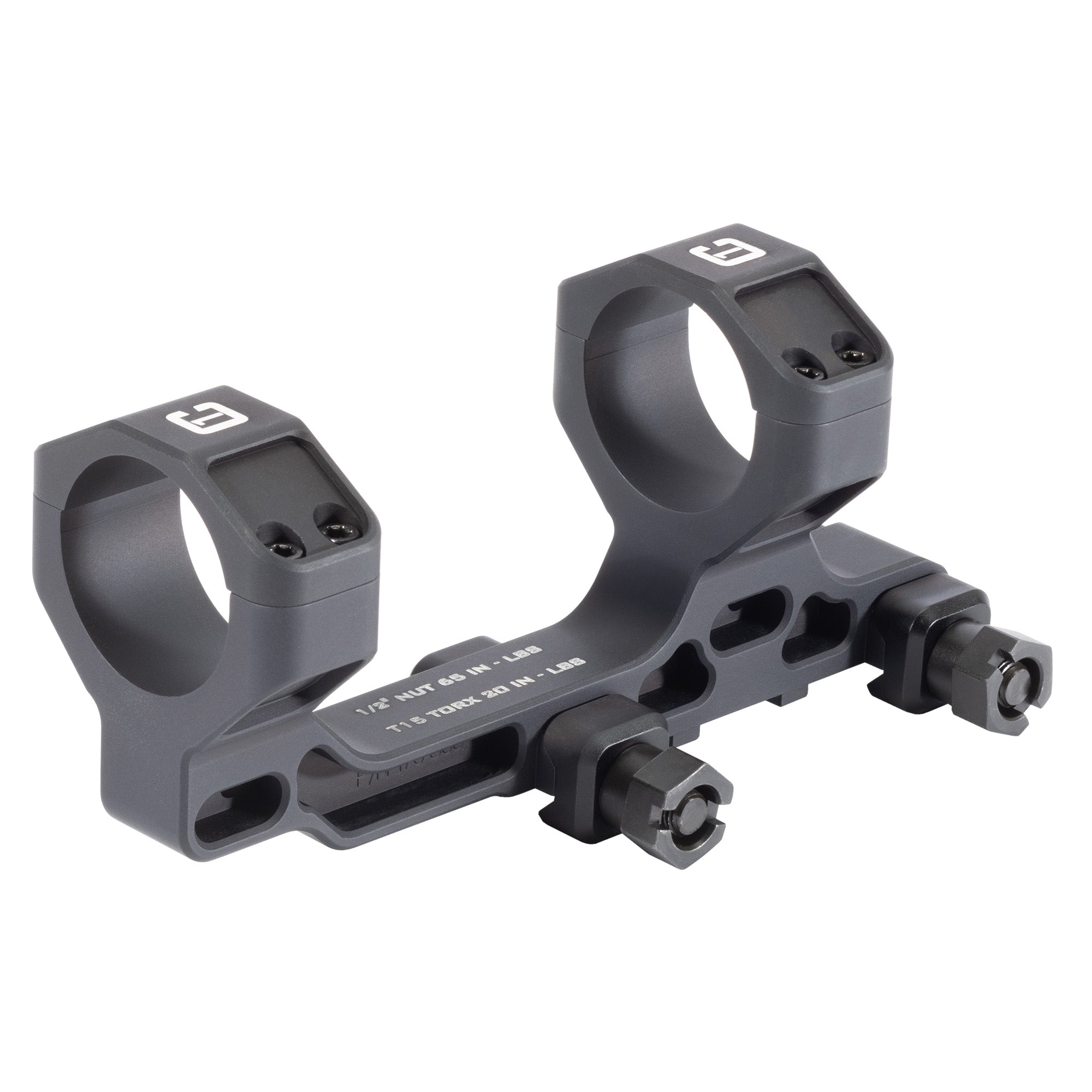 Badger Ordnance Condition One Modular Mount, 30mm, Lower 1/3 Height, 1.70", Black