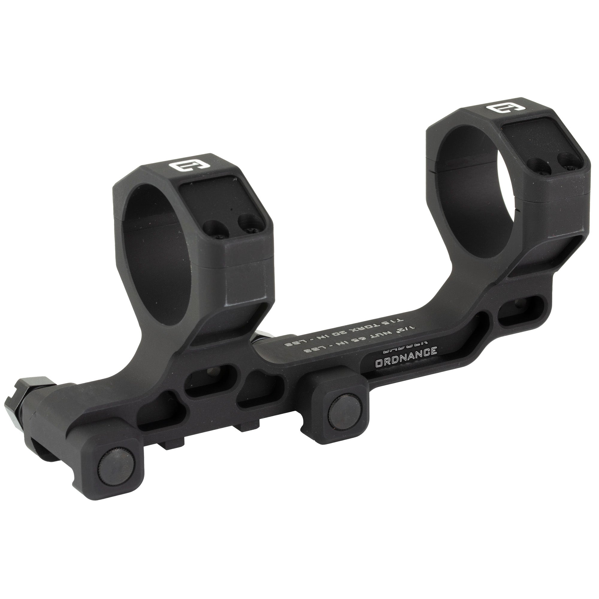 Badger Ordnance Condition One Modular Mount, 34mm, Lower 1/3 Height, 1.70", Black
