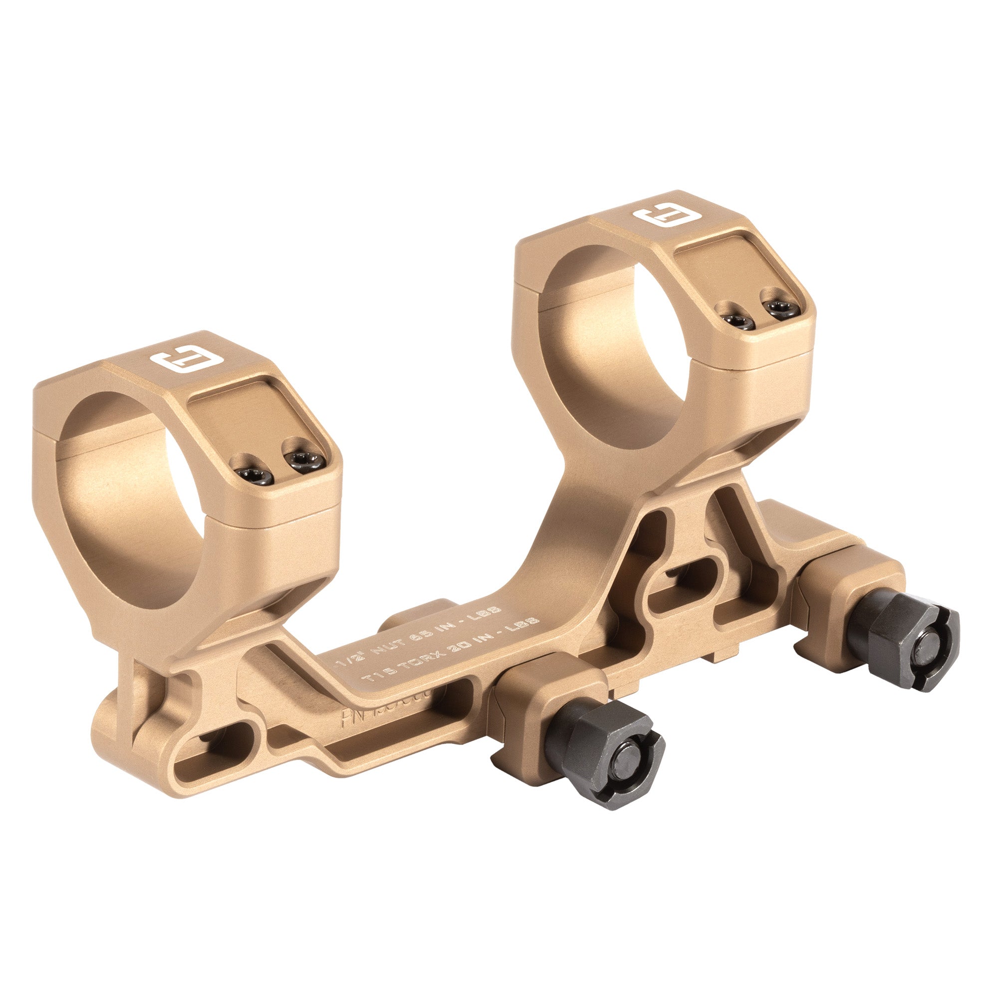 Badger Ordnance Condition One Modular Mount, 30mm, Tan, 1.93" Tall