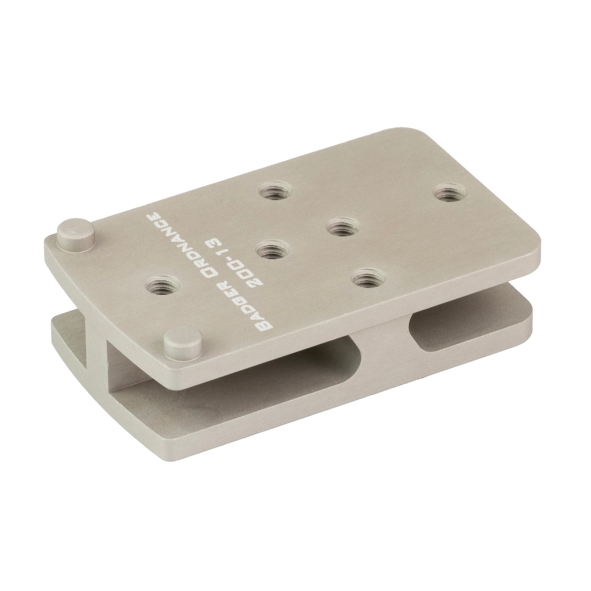 Badger Ordnance Condition One Micro Sight Mount, For C1 J-Arm Only, Fits Trijicon RMR, Tan