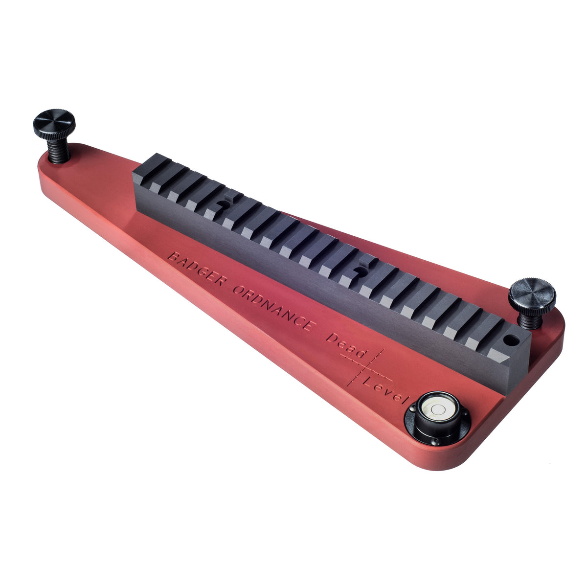 Badger Ordnance Dead Level Tool, Dead Level Reticle Leveling Device, Black