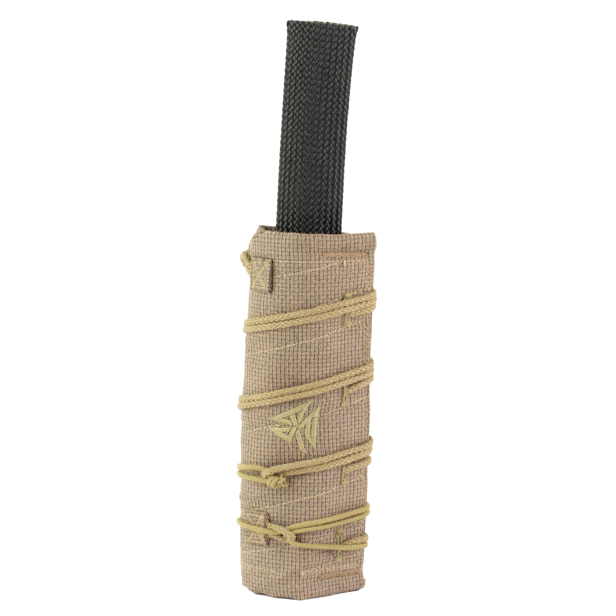 Burn Proof Gear Suppressor Cover Heavy, 7.5"x1.5", Flat Dark Earth