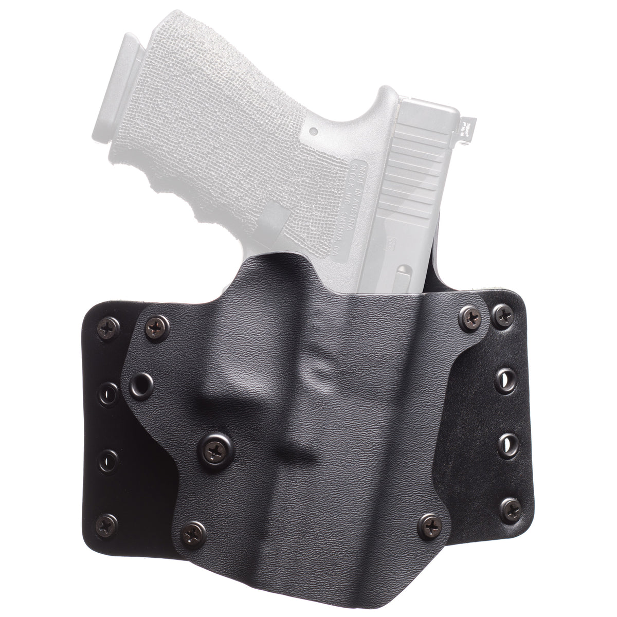 BlackPoint Tactical Leather Wing OWB Holster, Fits Glock 19/23/32, Right Hand