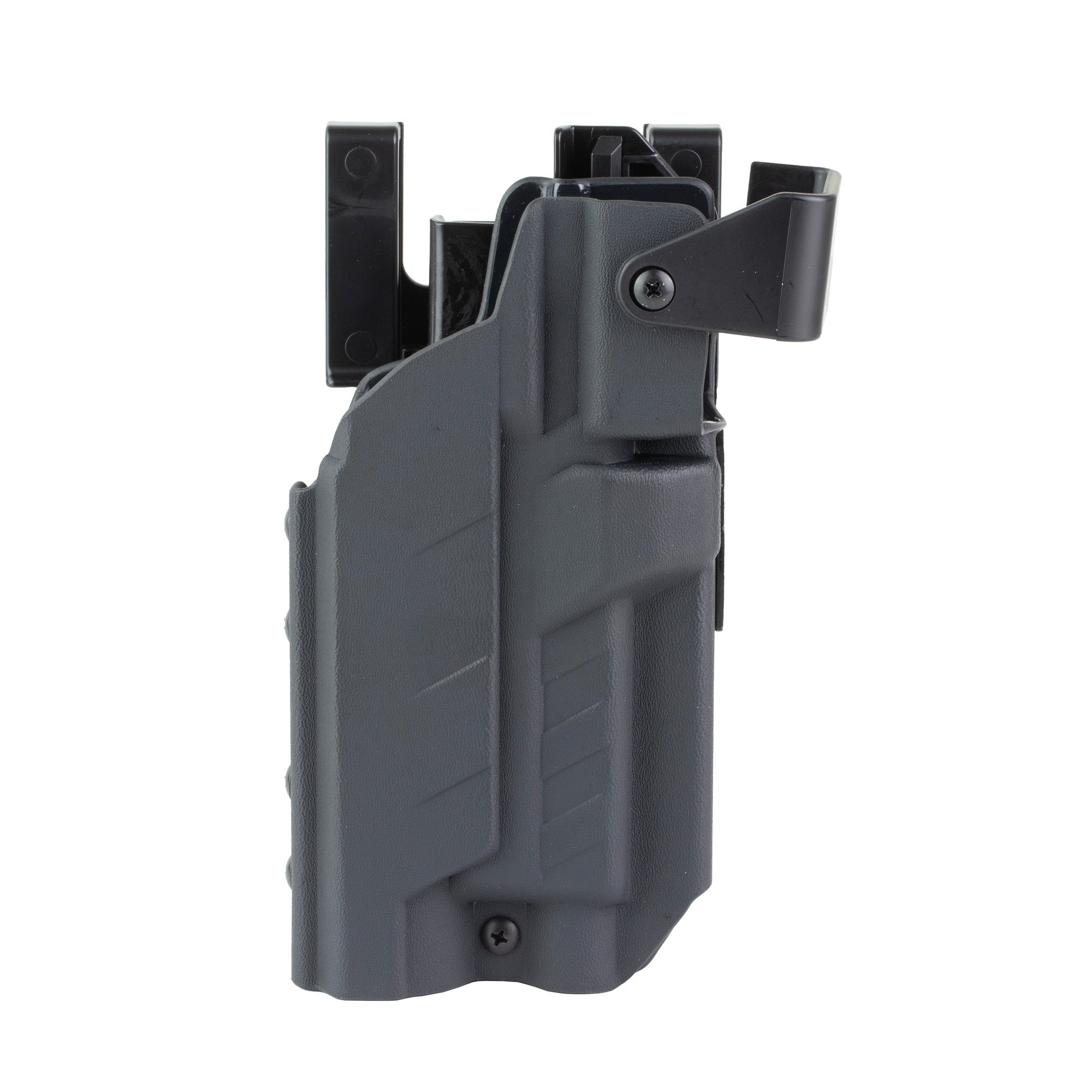 BlackPoint Tactical Slick Duty Light Holster with Hood, Outside Waistband Duty Holster