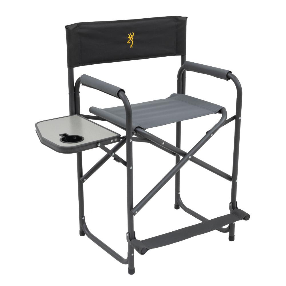 Alps Browning Camping Directors Chair XT Plus Charcoal/Gray