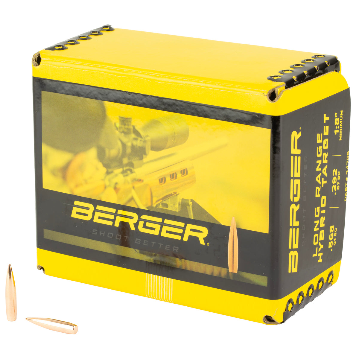 Berger Bullets 500, 243 Caliber, 6MM, 109Gr, .243 Diameter