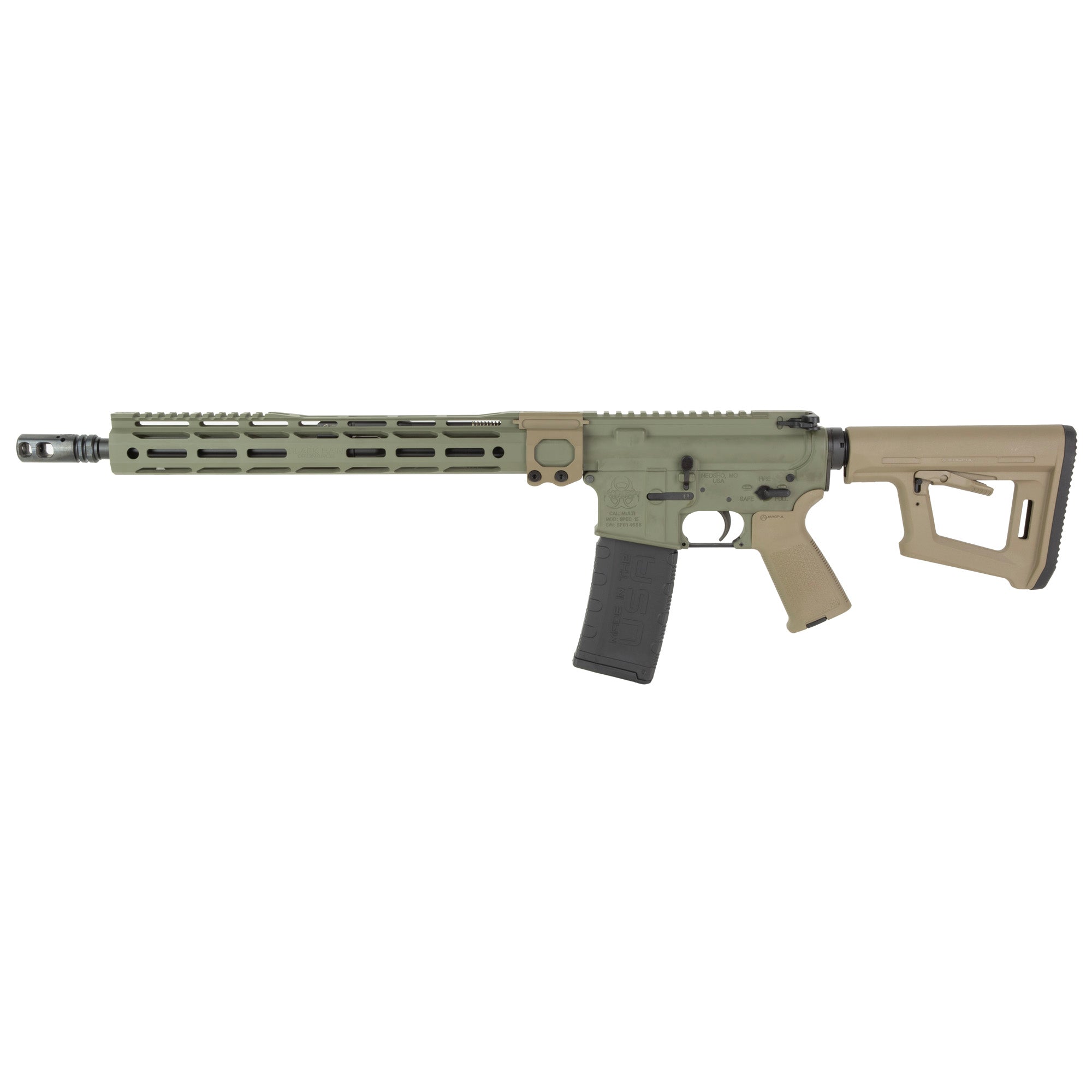 Black Rain Ordnance Spec 15 Kinetx, Semi-automatic Rifle, AR-15, 223 Remington/5.56 NATO