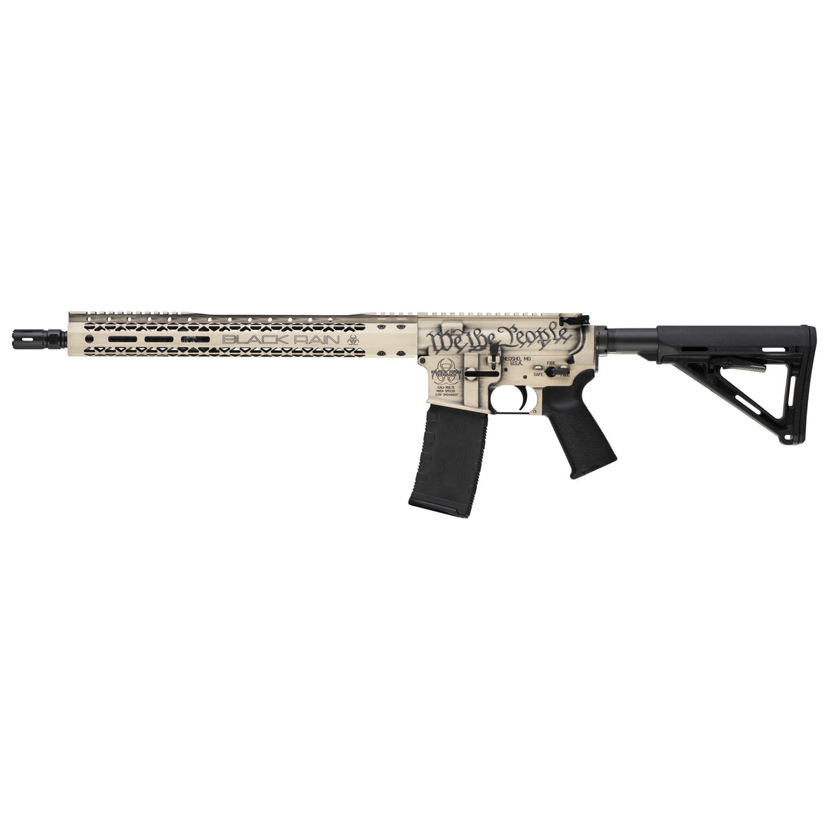 Black Rain Ordnance We The People, Semi-automatic Rifle, AR, 223 Remington/5.56 NATO