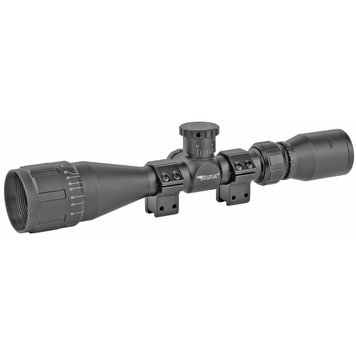 BSA Optics Sweet 17, Rimfire Scope, 3-9X40, 1" Maintube, 30/30 Duplex Reticle