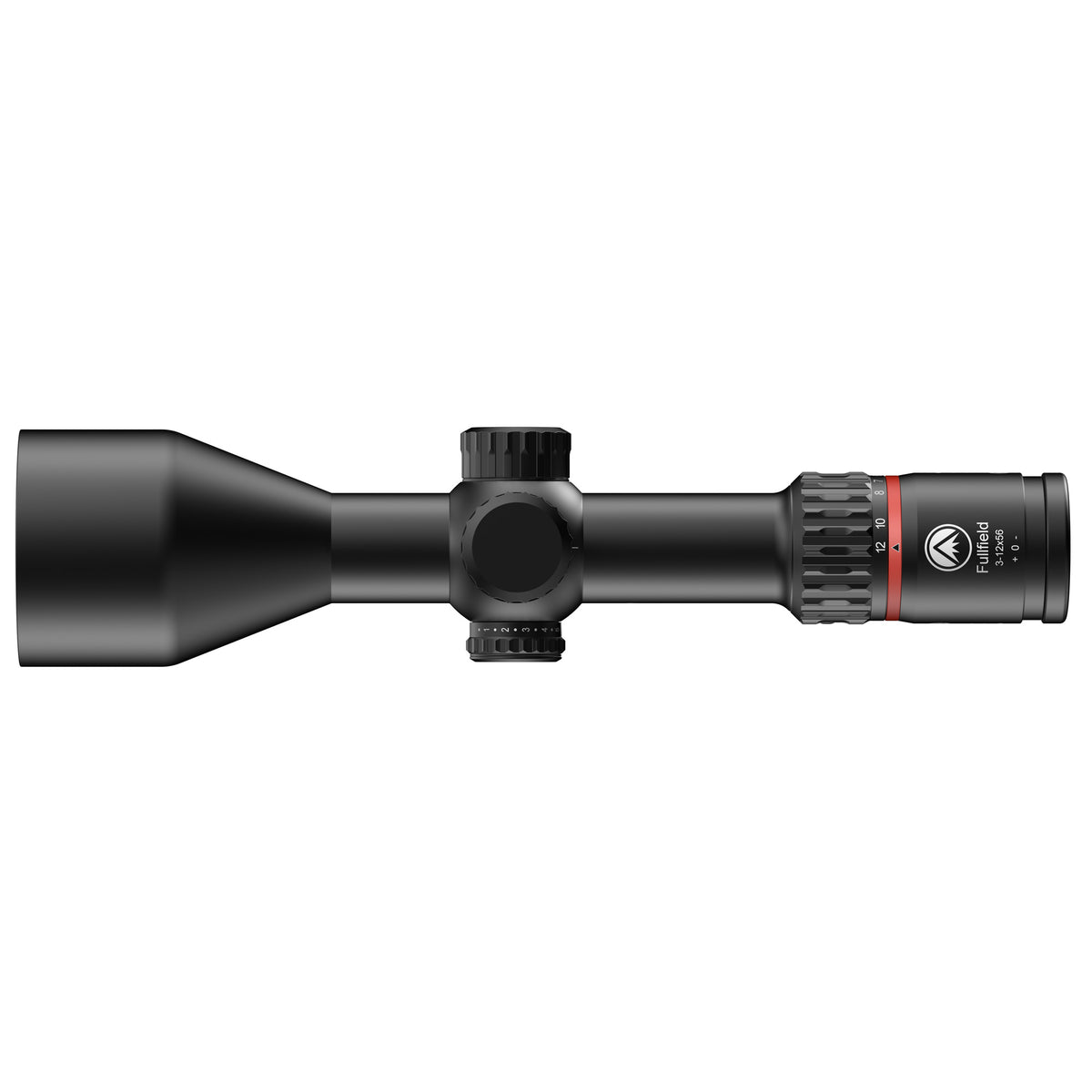 Burris Optics Fullfield, Rifle Scope, 3-12X Magnification, Second Focal Plane