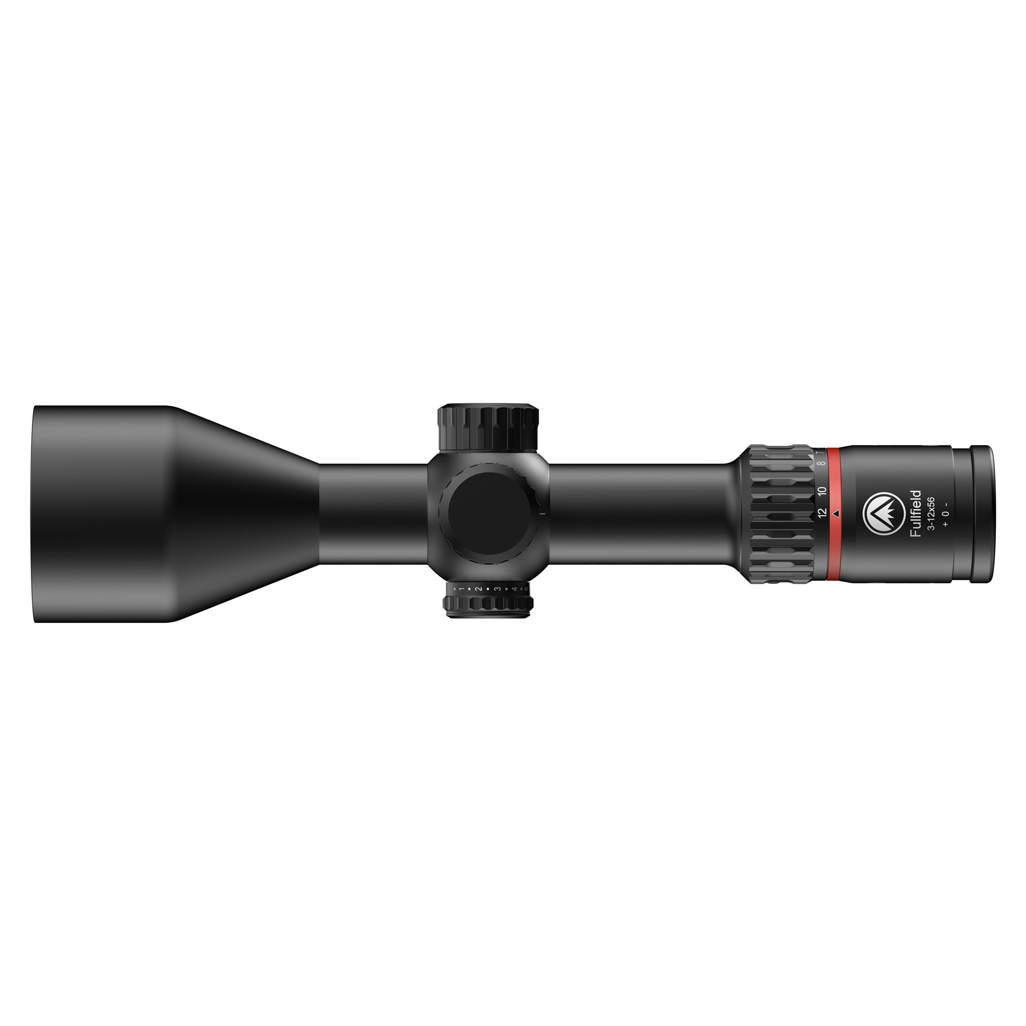 Burris Optics Fullfield, Rifle Scope, 3-12X Magnification, Second Focal Plane