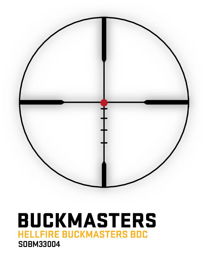 Sig Buckmaster Scope 3-9x40mm 1'' Maintube Illuminated Hellfire BDC